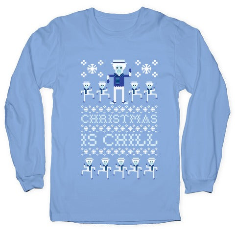 Christmas Is Chill Snow Miser Longsleeve Tee
